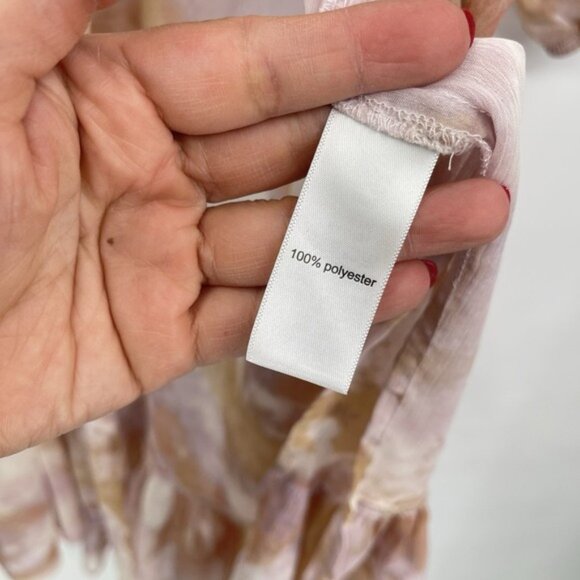 Maurice's  Woman's Cover Up Pink Sheer‎ Front Toe Small - Picture 5 of 8